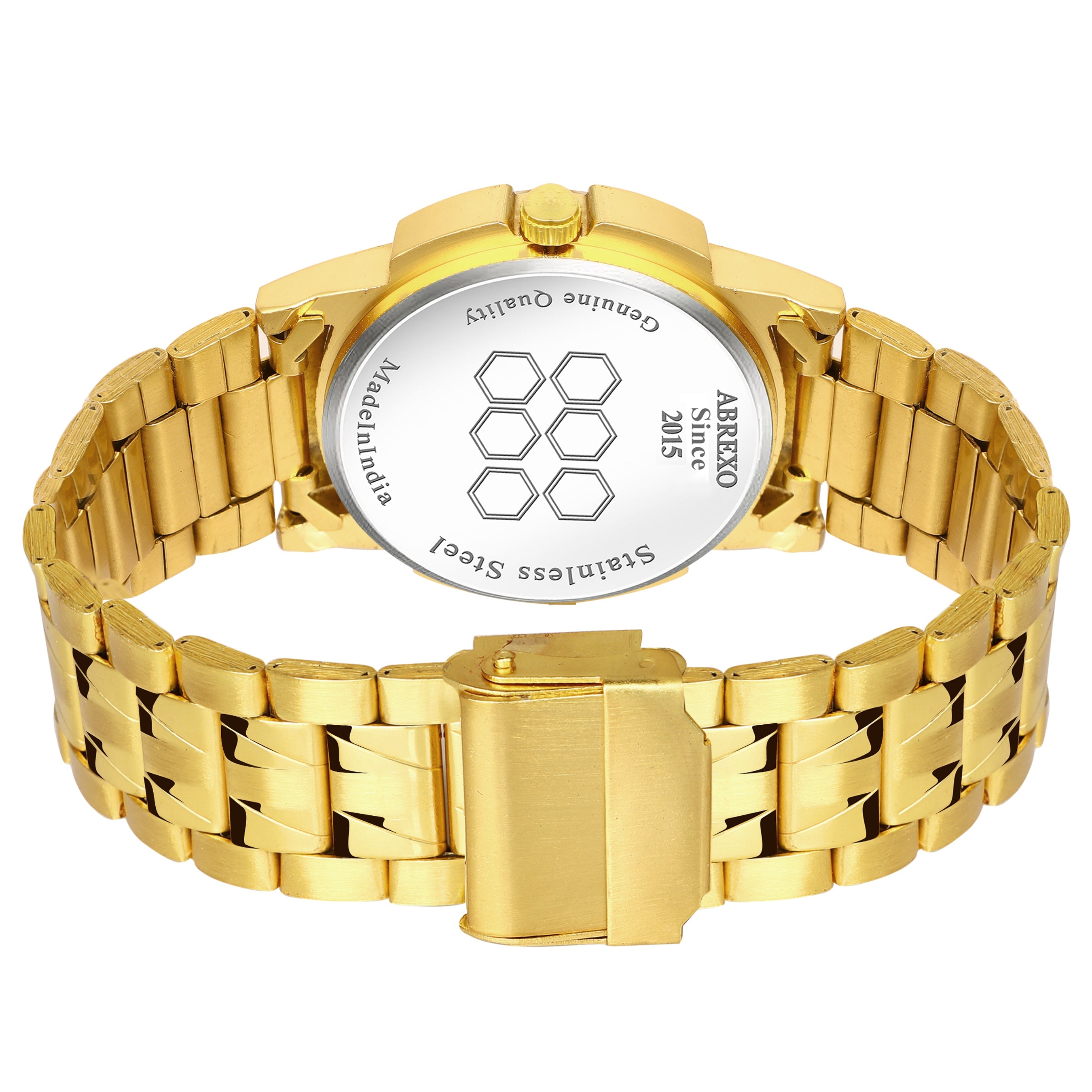 ABREXO BANDITS  Series Analog Watch For Men (Quartz, Stainless Steel)