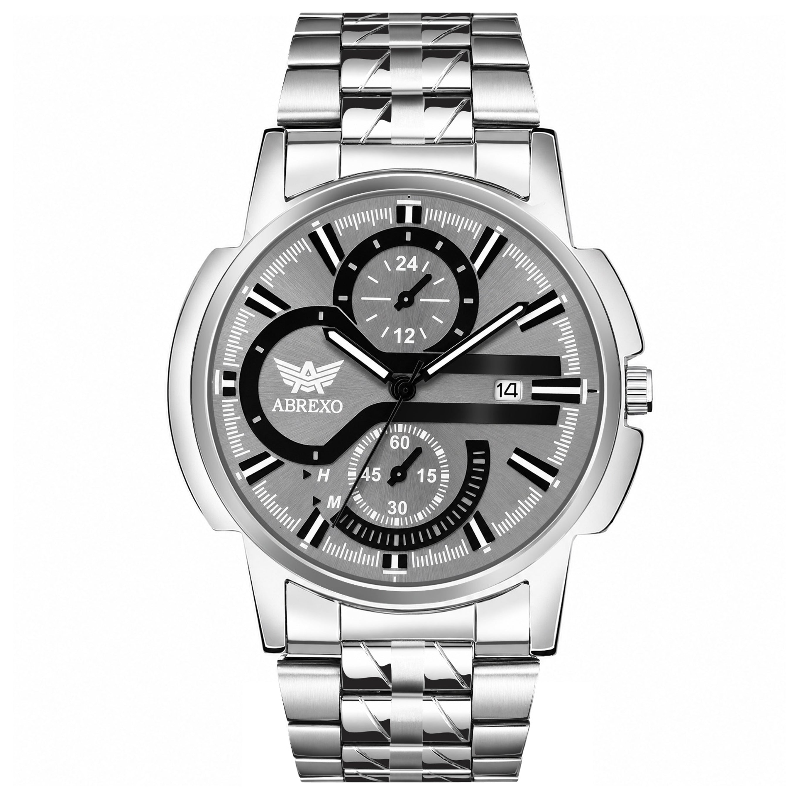 ABREXO BANDITS  Series Analog Watch For Men (Quartz, Stainless Steel)