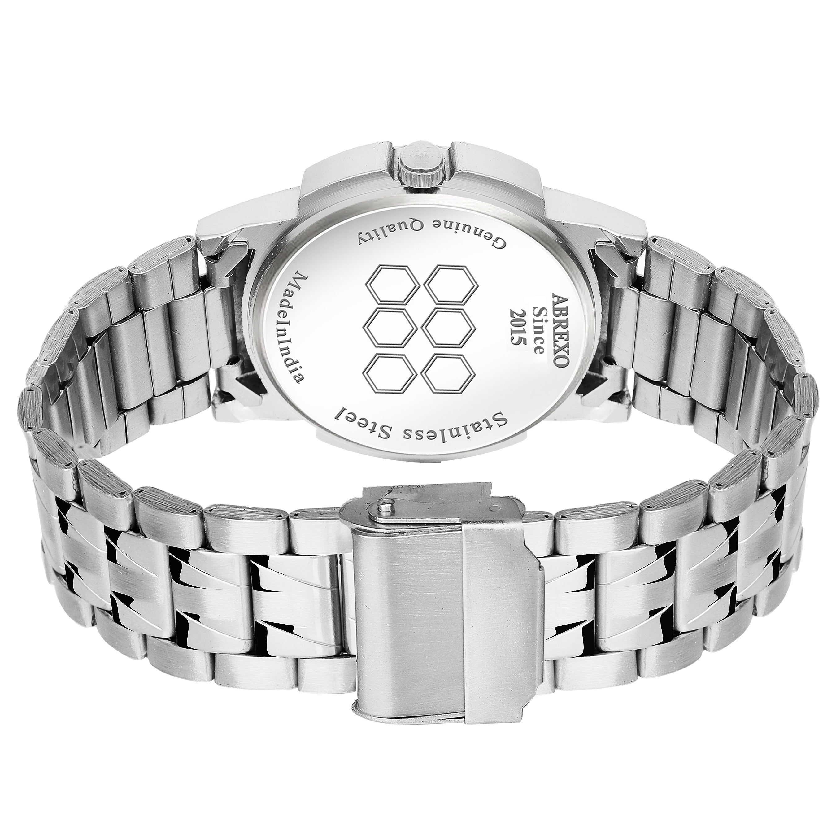 ABREXO BANDITS  Series Analog Watch For Men (Quartz, Stainless Steel)