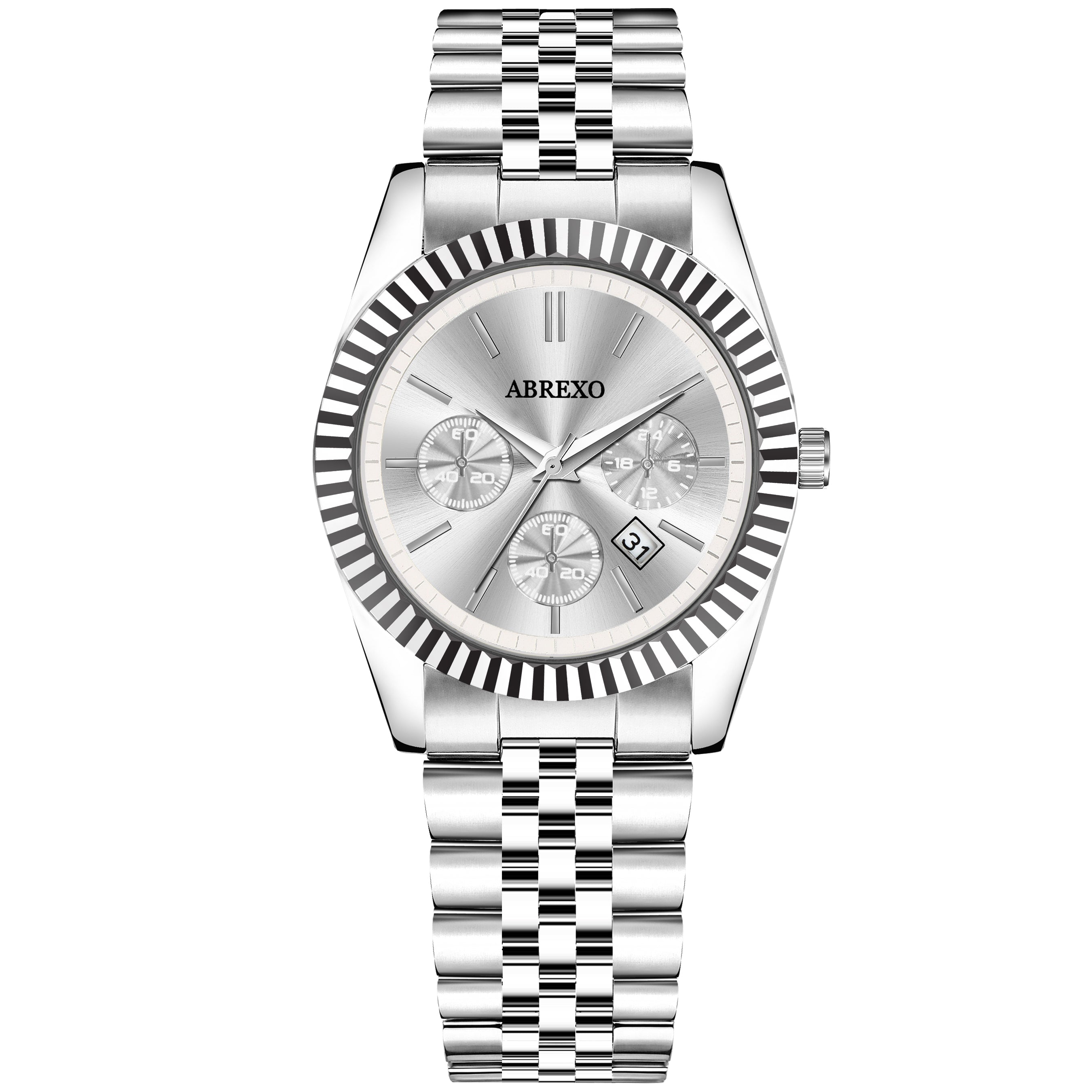 ABREXO BUSINESS CLASS Series Analog Watch For Men (Quartz, Stainless Steel)