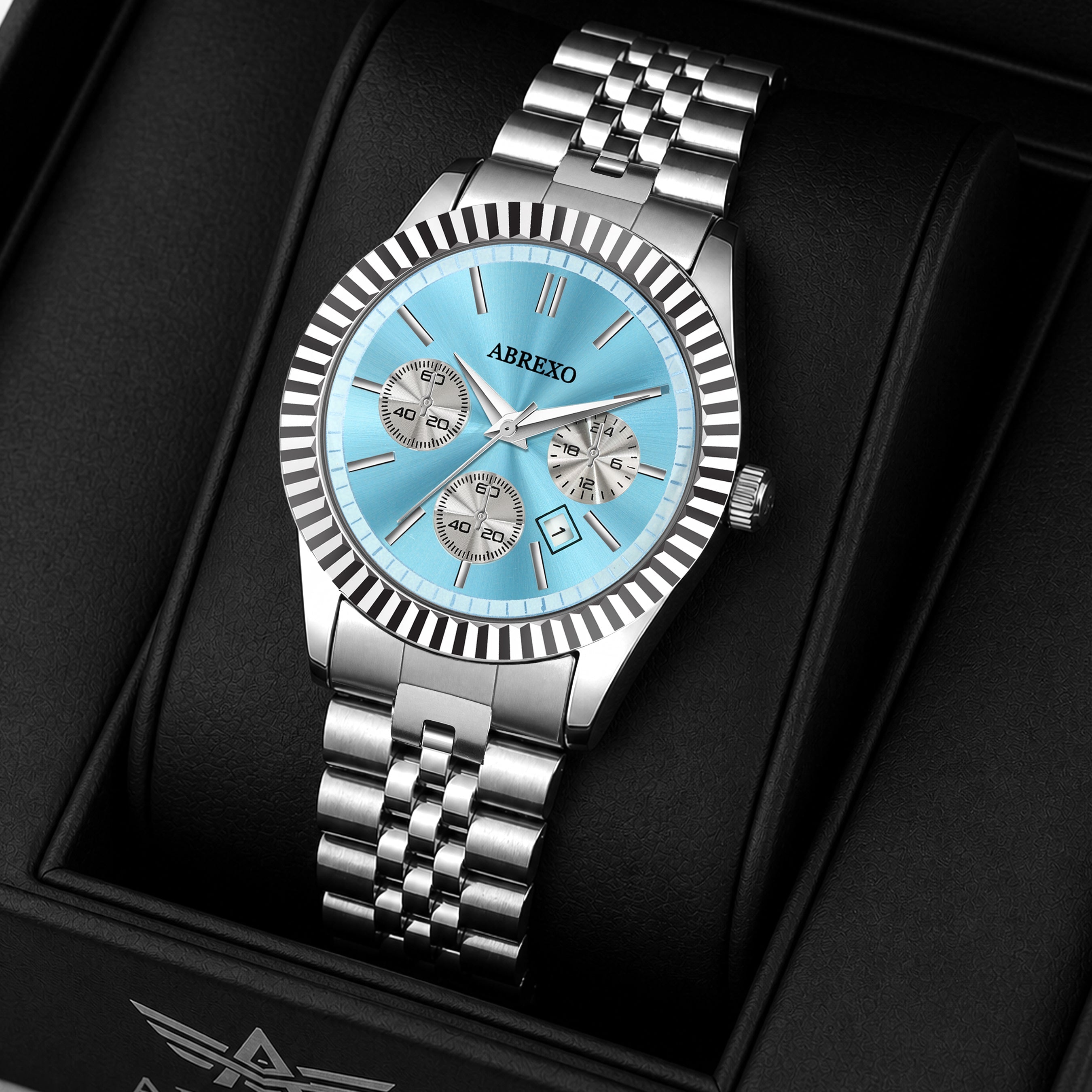 ABREXO BUSINESS CLASS Series Analog Watch For Men (Quartz, Stainless Steel)