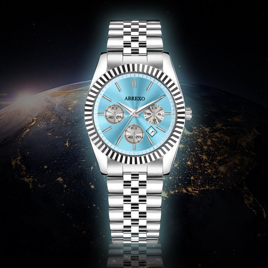 ABREXO BUSINESS CLASS Series Analog Watch For Men (Quartz, Stainless Steel)