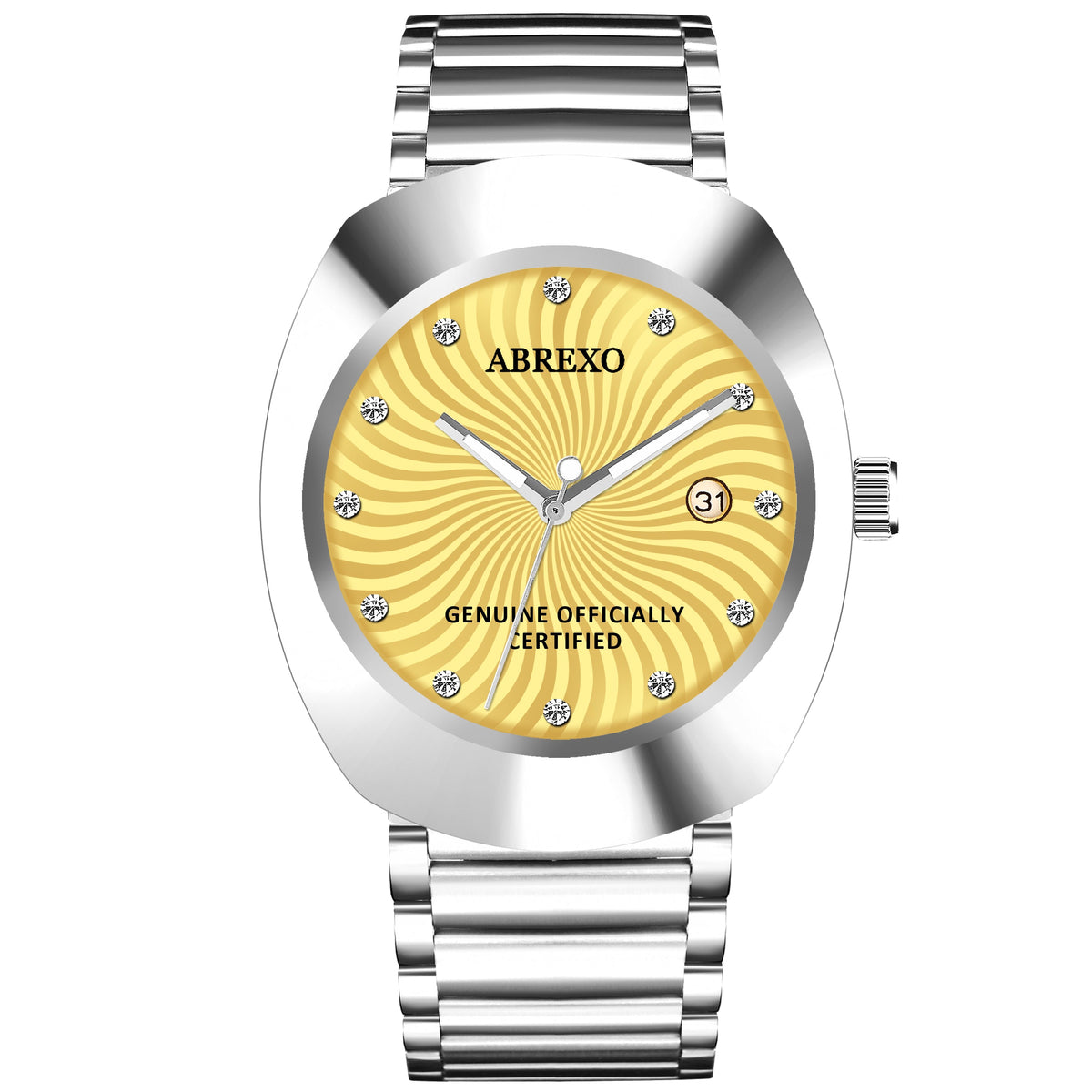 ABREXO BANDITS Series Analog Watch For Men (Quartz, Stainless Steel)